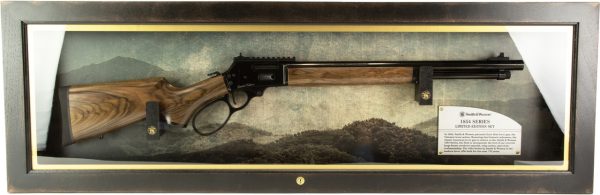 Smith & Wesson 1854 Limited Edition 44 Remington Magnum, 19.25" Threaded Barrel, Satin Walnut Furniture, Black Rec, Display Case, 9rd - Image 4