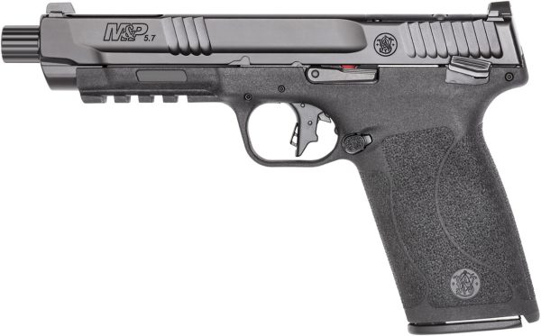 Smith & Wesson M&P 5.7x28mm, 5" Threaded Barrel, Black, Manual Safety, 22rd - Image 2