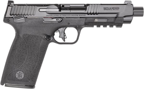 Smith & Wesson M&P 5.7x28mm, 5" Threaded Barrel, Black, Manual Safety, 22rd