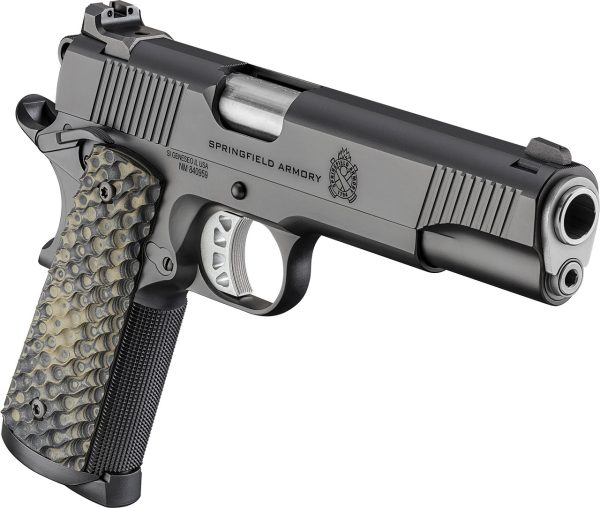 Springfield 1911 TRP 45 ACP, 5" Barrel, Black Cerakote, G10 Grips, 3x8rd Mags - Image 8