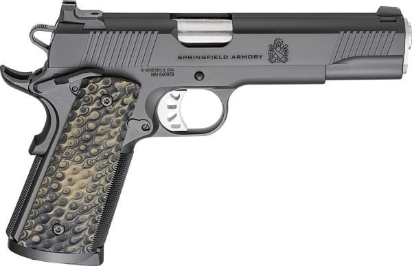 Springfield 1911 TRP 45 ACP, 5" Barrel, Black Cerakote, G10 Grips, 3x8rd Mags