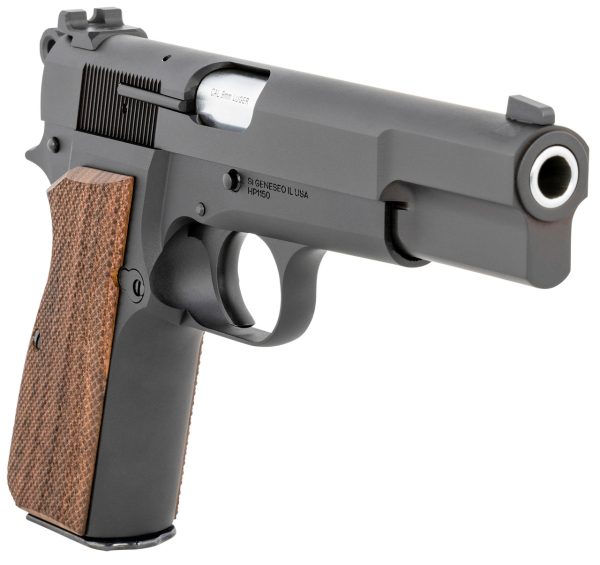 Springfield SA-35 9mm, 4.7" Stainless Steel Barrel, Black, Walnut Grip, 15rd - Image 3