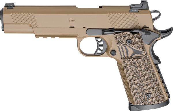 Springfield 1911 TRP 45 ACP, 5" Barrel, Coyote Brown Cerakote, G10 Grips, 3x8rd Mags - Image 2